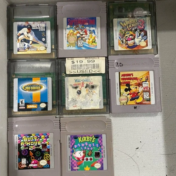 Nintendo Gameboy Color Classic Original Games, Pokémon yellow, Super Mario - Picture 3 of 6